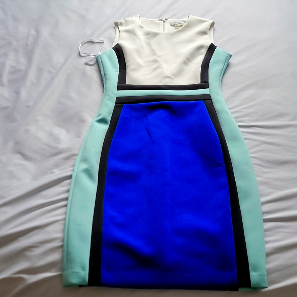 Calvin Klein Size 6 Sleeveless Dress